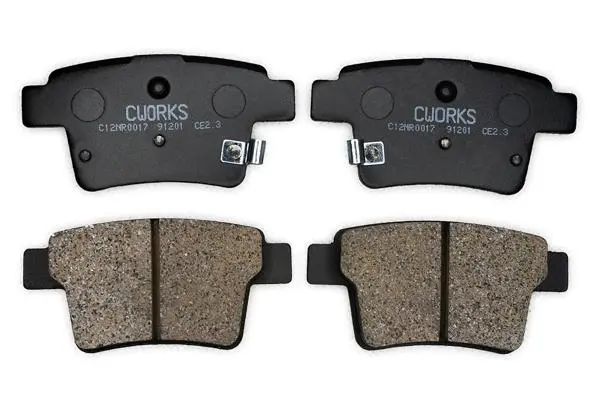 Kit de plaquettes de frein, frein à disque CWORKS C12NR0017