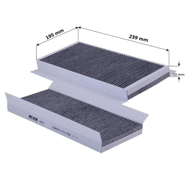 Filtre, air de l'habitacle FIL FILTER HCK 7179