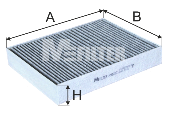Filtre, air de l'habitacle MFILTER K 9121C