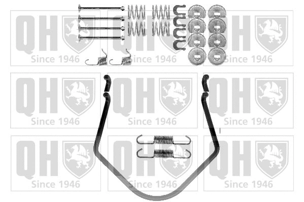 Kit d'accessoires, mâchoire de frein QUINTON HAZELL BFK343