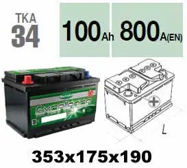 Batterie de démarrage Technika TKA34