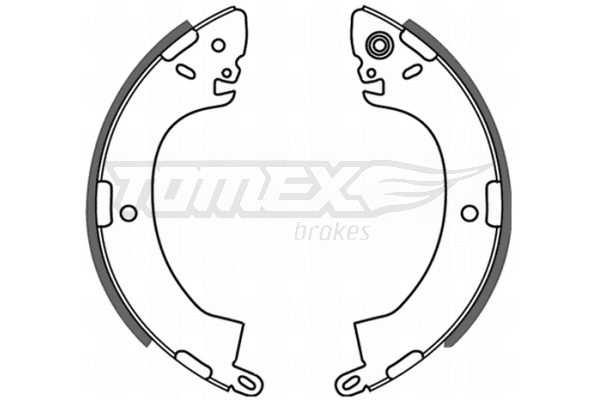 Jeu de mâchoires de frein TOMEX Brakes TX 21-44