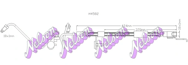Flexible de frein BROVEX-NELSON H4582