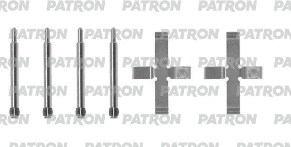 Kit d'accessoires, plaquette de frein à disque PATRON PSRK1015