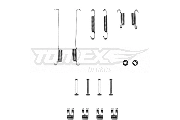 Kit d'accessoires, mâchoire de frein TOMEX Brakes TX 40-22