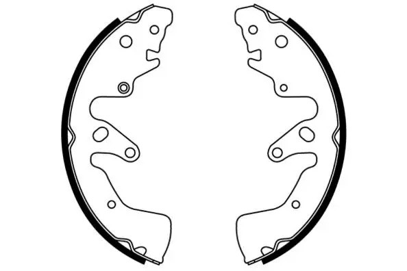 Jeu de mâchoires de frein E.T.F. 09-0672