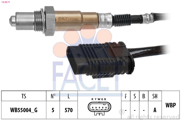 Sonde lambda FACET 10.8571