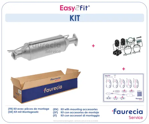 Filtre à particules / à suie, échappement Faurecia FS23069S