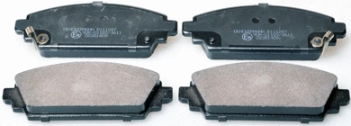 Kit de plaquettes de frein, frein à disque DENCKERMANN B111247