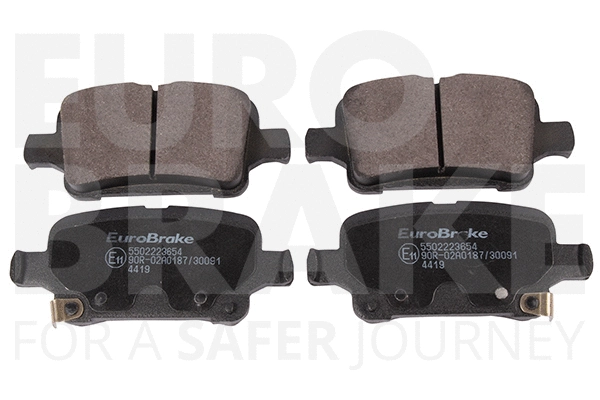 Kit de plaquettes de frein, frein à disque EUROBRAKE 5502223654