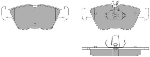 Kit de plaquettes de frein, frein à disque FREMAX FBP-1040