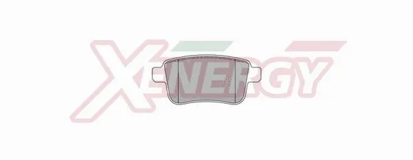 Kit de plaquettes de frein, frein à disque AP XENERGY X41016