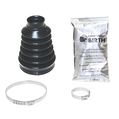 Jeu de joints-soufflets, arbre de commande BIRTH 7664/KM