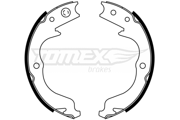 Jeu de mâchoires de frein TOMEX Brakes TX 22-81