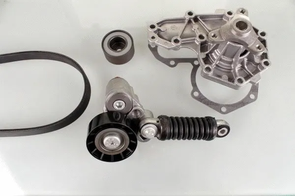 Pompe à eau+Jeu de courroie trapézoïdale à nervures GK K980301E