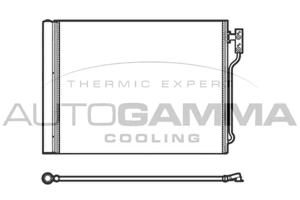 Condenseur, climatisation AUTOGAMMA 107156