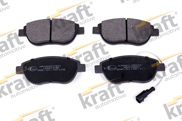 Kit de plaquettes de frein, frein à disque KRAFT AUTOMOTIVE 6003322