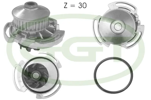 Pompe à eau, refroidissement du moteur GGT PA10592