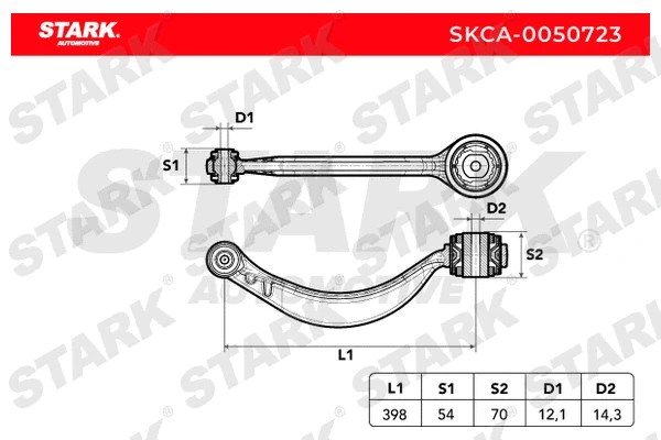 Bras de liaison, suspension de roue Stark SKCA-0050723