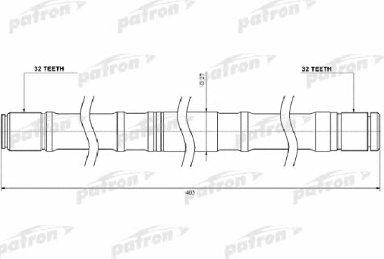 Arbre de transmission PATRON PDS0447