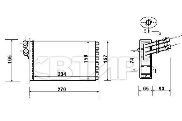 Système de chauffage BTAP BVC814-153