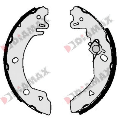 Jeu de mâchoires de frein DIAMAX N01245