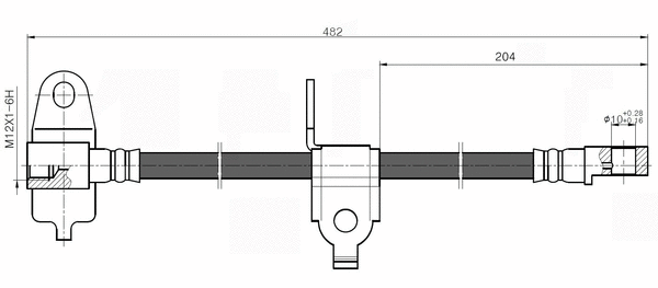 Flexible de frein National NBH6056