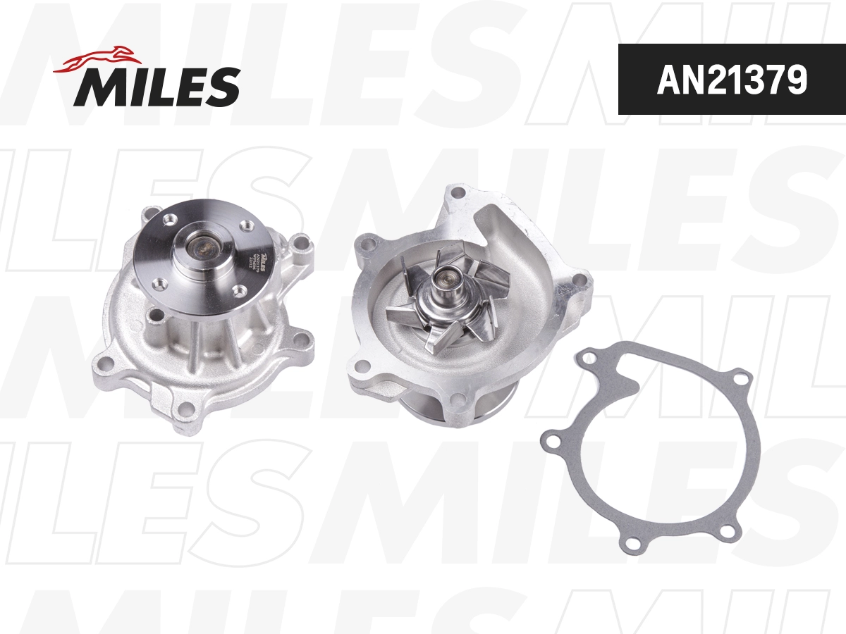 Pompe à eau, refroidissement du moteur MILES AN21379