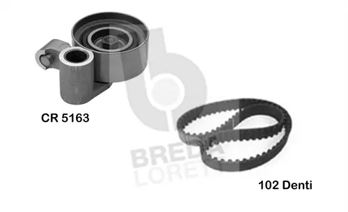 Kit de courroie crantée BREDA LORETT KCD0448