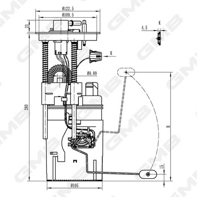 unité d'alimentation de carburant GMB Oceania GFPS-019A