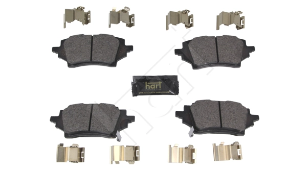 Kit de plaquettes de frein, frein à disque HART 262 052