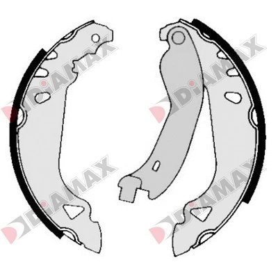 Jeu de mâchoires de frein DIAMAX N01113
