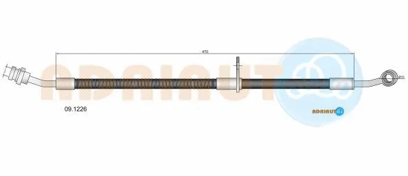 Flexible de frein ADRIAUTO 09.1226