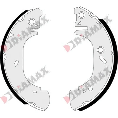 Jeu de mâchoires de frein DIAMAX N01283