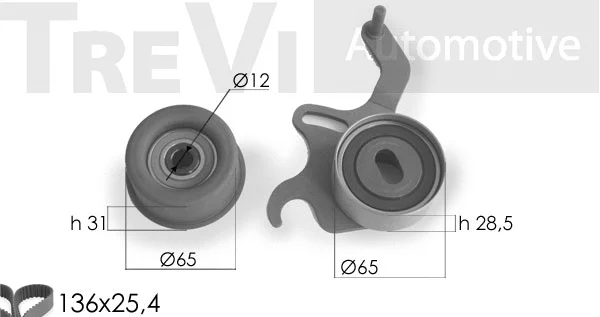 Kit de courroie crantée TREVI AUTOMOTIVE KD1074