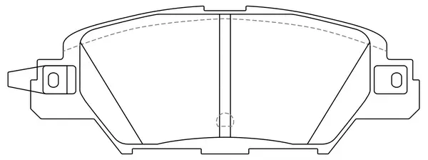 Kit de plaquettes de frein, frein à disque FIT FP1846