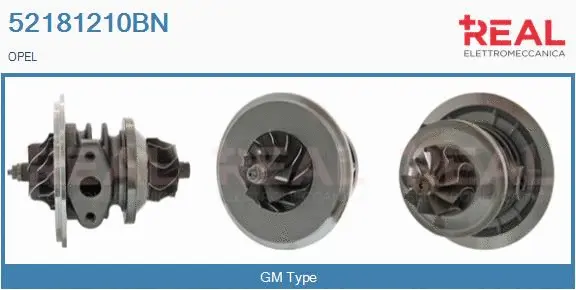 Groupe carter, turbocompresseur REAL 52181210BN