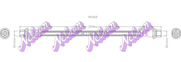 Flexible de frein BROVEX-NELSON H5418