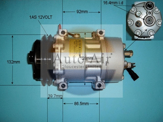 Compresseur, climatisation AUTO AIR GLOUCESTER 14-7953
