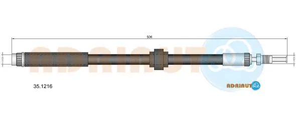 Flexible de frein ADRIAUTO 35.1216