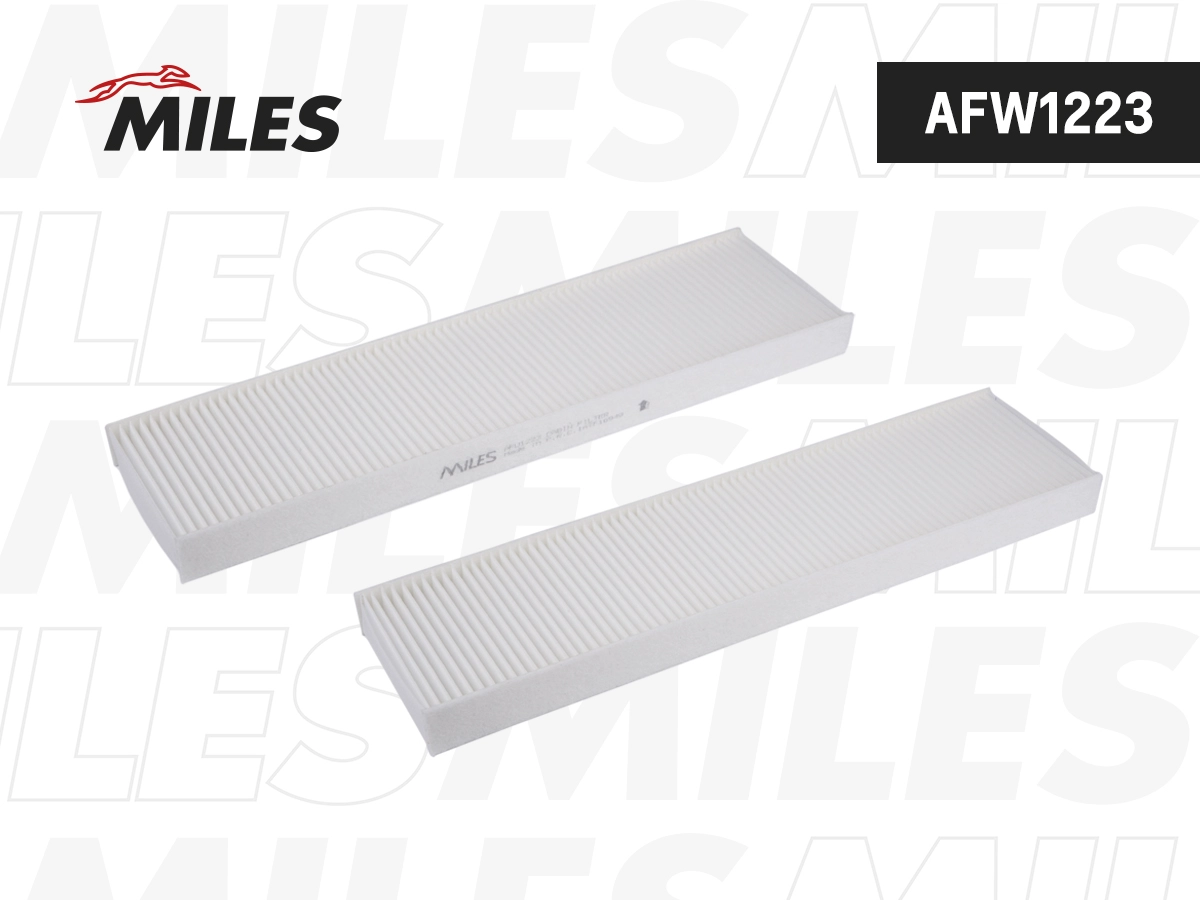 Filtre, air de l'habitacle MILES AFW1223