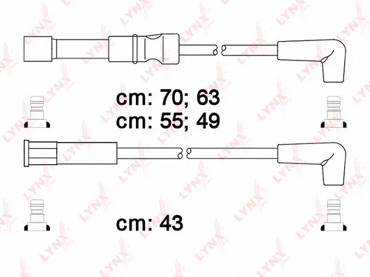 Kit de câbles d'allumage LYNXAUTO SPC1818