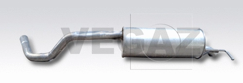 Silencieux arrière VEGAZ GmbH SKS-122