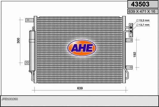 Condenseur, climatisation AHE 43503