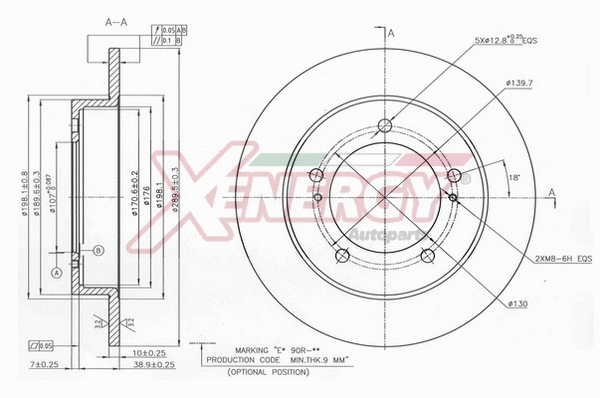 Disque de frein AP XENERGY X601533