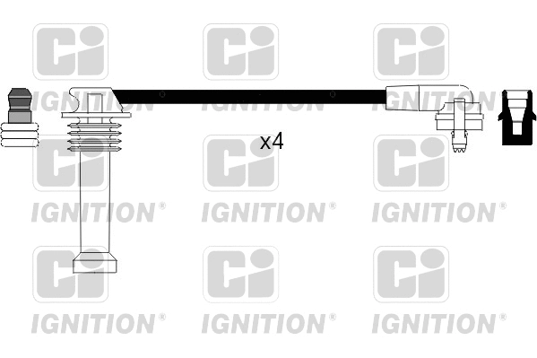 Kit de câbles d'allumage QUINTON HAZELL XC402