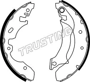 Jeu de mâchoires de frein TRUSTING 040.143