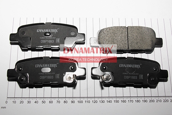 Kit de plaquettes de frein, frein à disque DYNAMATRIX DBP1693
