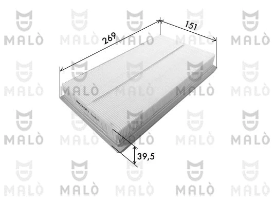 Filtre à air AKRON-MALÒ 1500640