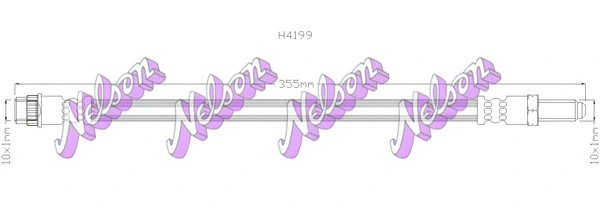Flexible de frein KAWE H4199